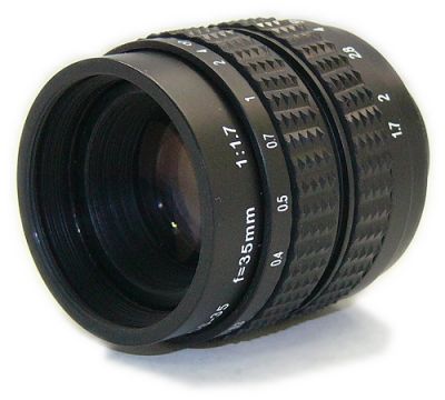 監視器材手動光圈35mm/F1.8鏡頭